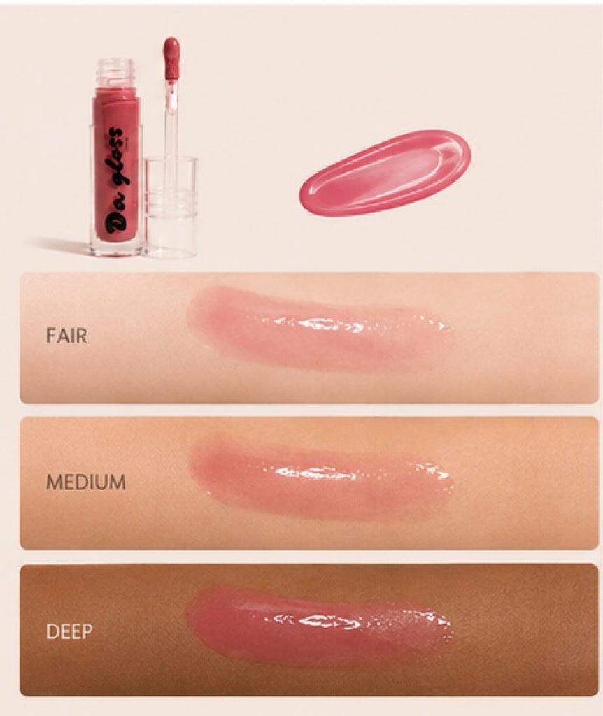 Rosy nude lipgloss