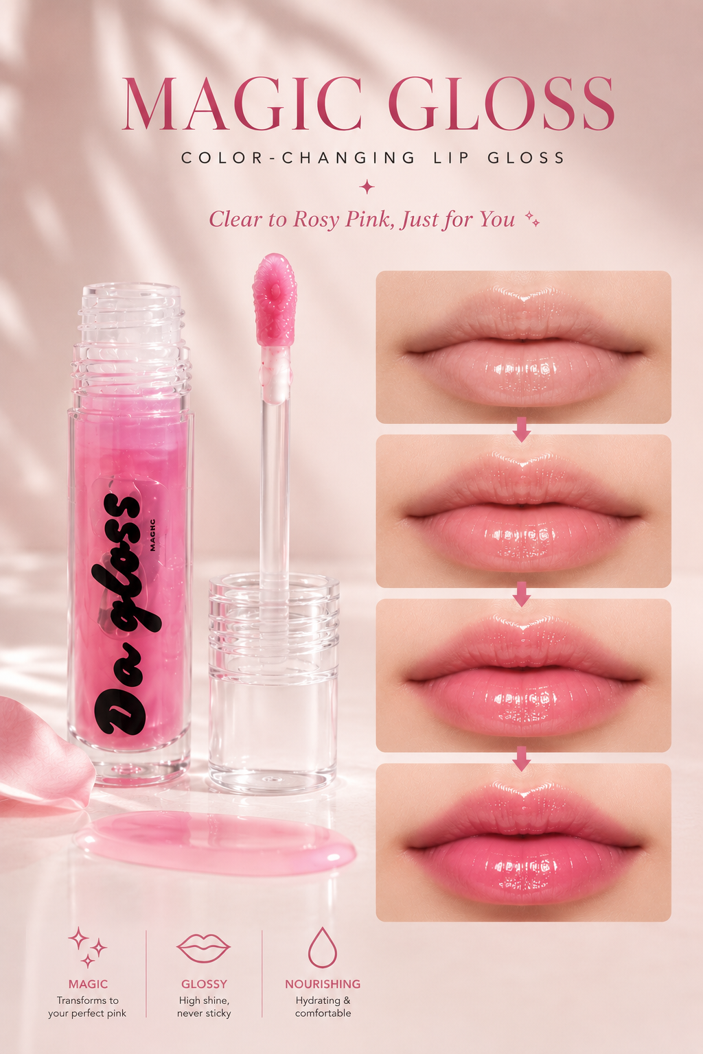 Magic lip gloss