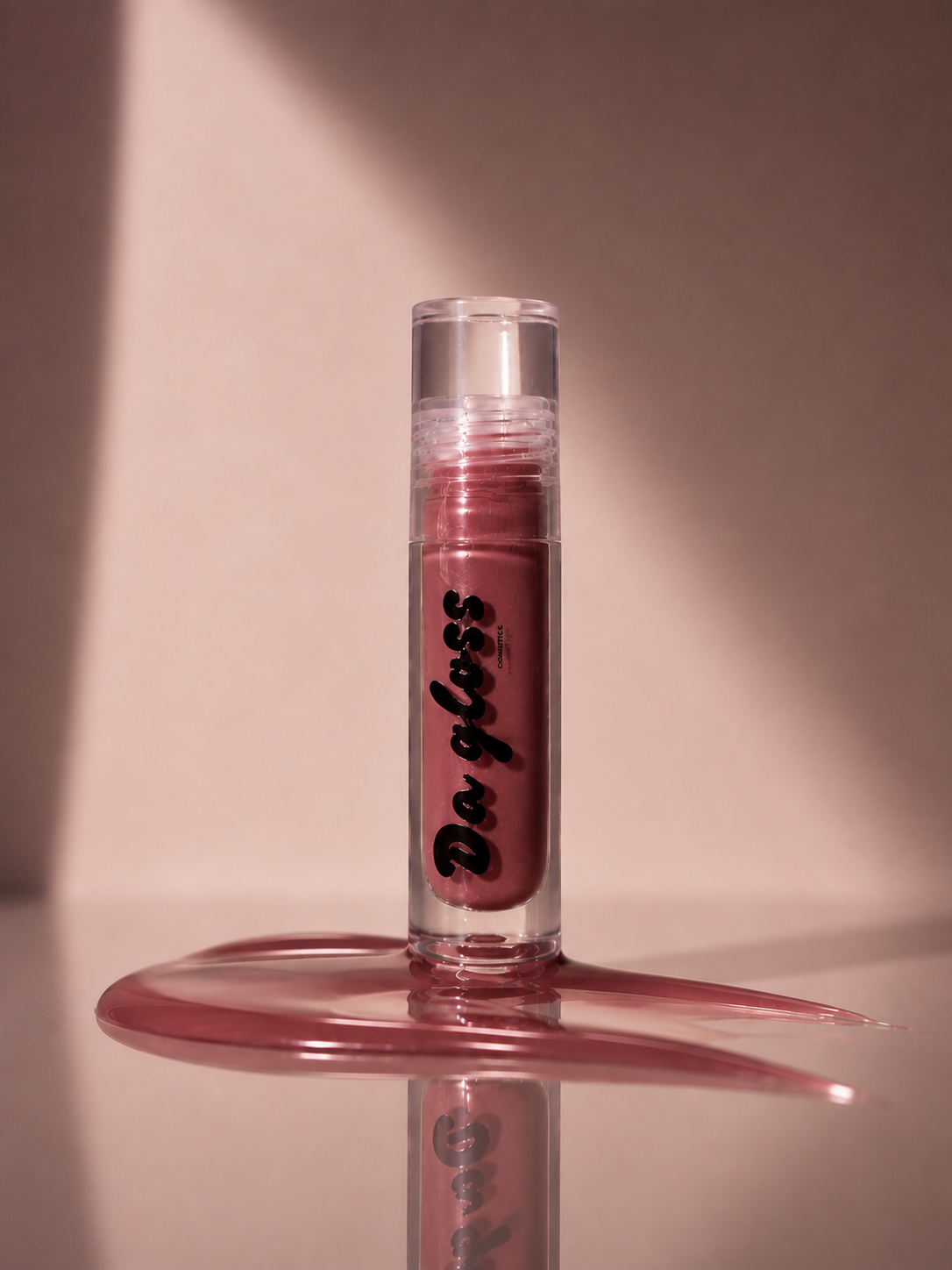 Rosy nude lipgloss