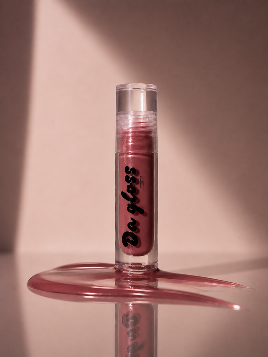 Rosy nude lipgloss